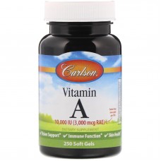 Carlson Labs Vitamin A 10,000 IU, 250 softgel Carlson Labs Vitamin A 10,000 IU, 250 softgel